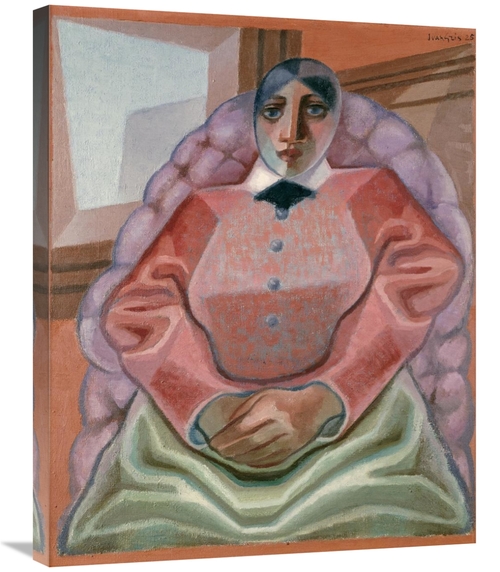 Global Gallery GCS-266457-30-142 30 in. Woman in an Armchair Art Print