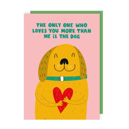 The Dog Valentine's Card (Pack of 6)