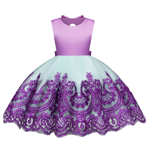 Toddler Girls Boutique Outfits Dress Lace Bowknot