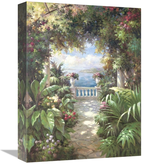 Global Gallery GCS-113738-1216-142 12 x 16 in. Terrace Retreat Art Pri