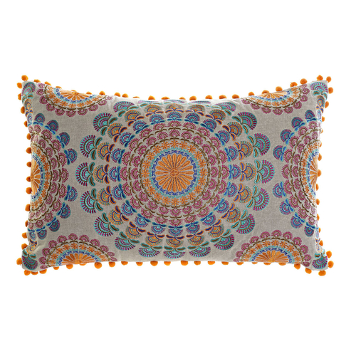 Cushion DKD Home Decor 60 x 10 x 35 cm Multicolour Mandala