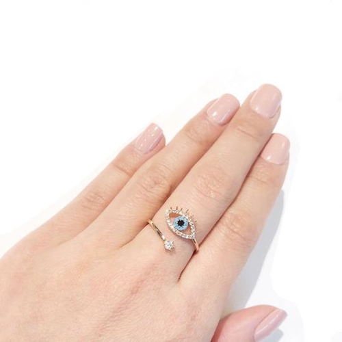 Eye Star Ring Adjustable