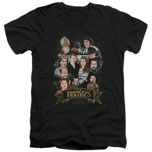 Trevco Princess Bride-Timeless Short Sleeve Adult 30-1 V-Neck Tee,