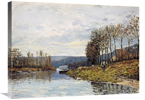 Global Gallery GCS-267309-30-142 30 in. The Seine at Bougival Art Prin