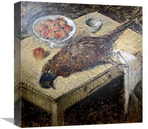Global Gallery GCS-278238-16-142 16 in. Pheasant on a Table Art Print 
