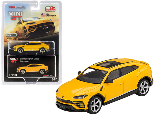 Lamborghini Urus with Sunroof Giallo Auge Yellow Limited Edition to
