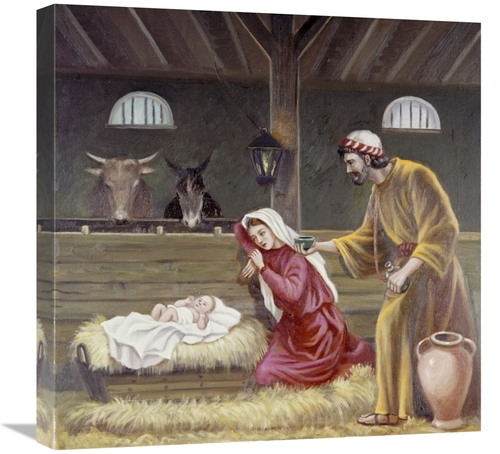 Global Gallery GCS-276725-22-142 22 in. Nativity Art Print - Vittorio 