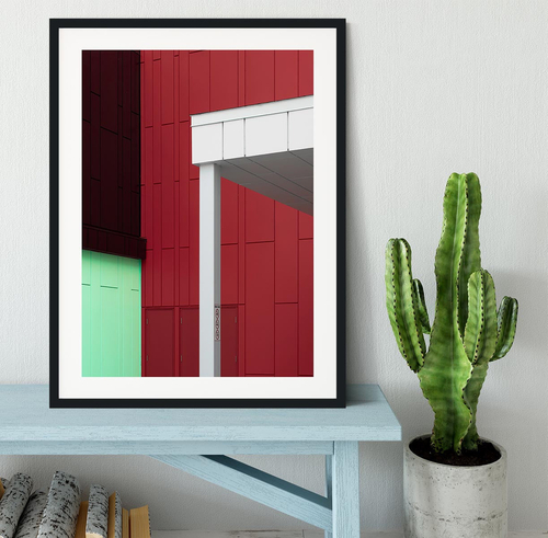 Color Architecture Framed Print