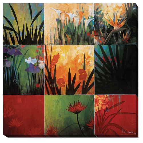 Artistic Home Gallery 1616530CG Tropical NIne Patch by Don Li-Leger Pr