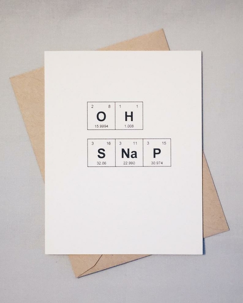 Oh Snap Sentimental Elements Card