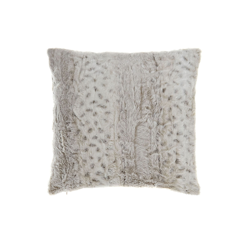 Cushion DKD Home Decor White Beige Squared Animal Alpino Jungle 45 x