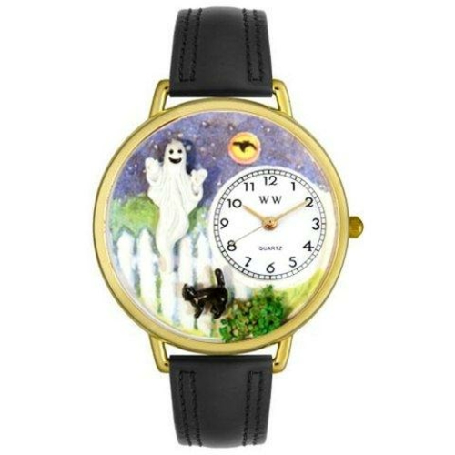 Whimsical Watches G-1220032 Whimsical Unisex Halloween Ghost Black Ski