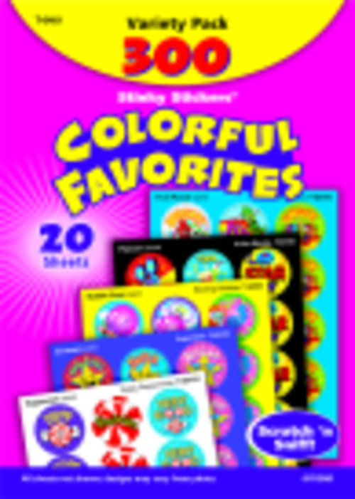 Trend Enterprises 1 in. Stinky Sticker Colorful Favorites, Fun And