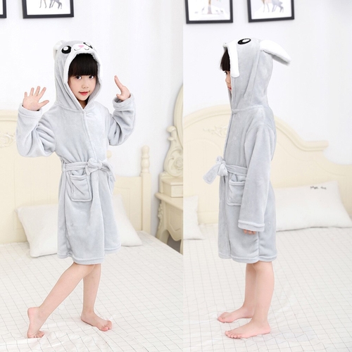 Fashion Cute Baby Bathrobes for Girls Pajamas Kids