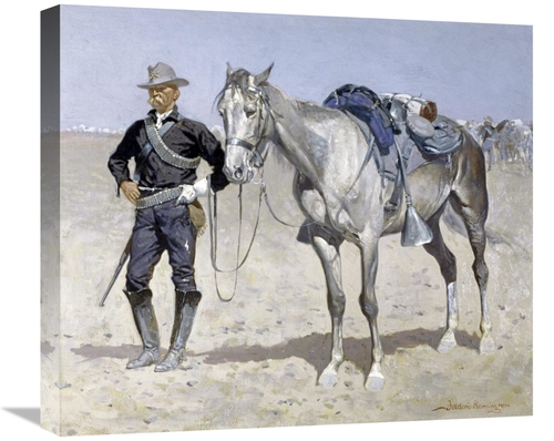 Global Gallery GCS-282717-22-142 22 in. Trooper of the Plains Art Prin