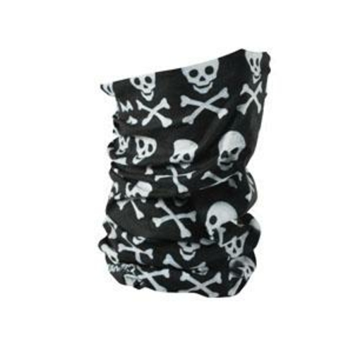 Main Balboa T113 Motley Tube  100 Percent Polyester  Crossbones Design image