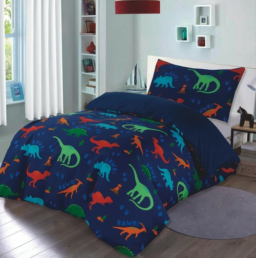 BLC - Dinosaur Print - Kids bedding - Duvet Cover - Twin Size
