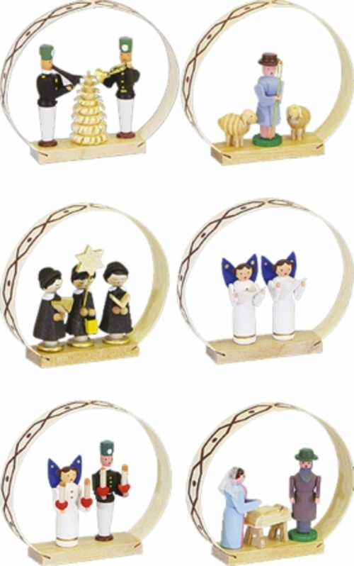 GLAS 1338 Richard Glaesser Ornaments - Assorted Figures
