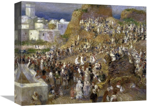 Global Gallery GCS-279679-16-142 16 in. The Mosque - Arab Holiday Art 