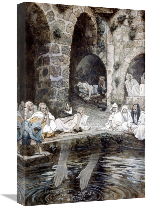 Global Gallery GCS-280468-22-142 22 in. Pool of Bethesda Art Print - J