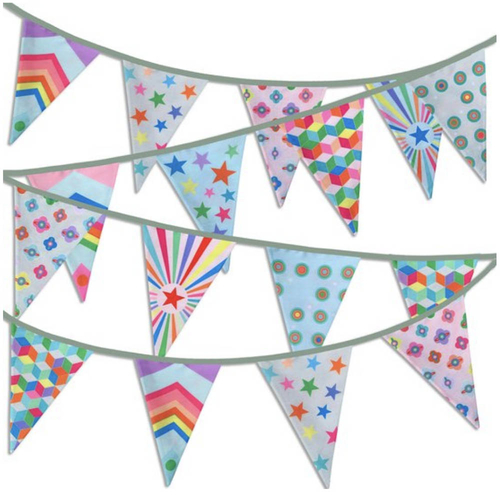 Bunting banner fabric sweet XL