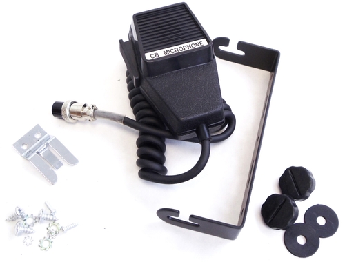 Kalibur M45BOX 6 in. 4 Pin Microphone, Slotted Mounting Bracket & 