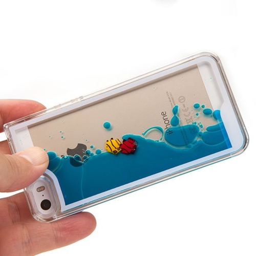 Fish Swimming in Blue Ocean iPhone Case