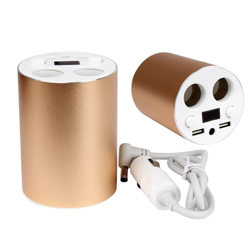 Dual Port USB Car Charger Adapter Cigarette