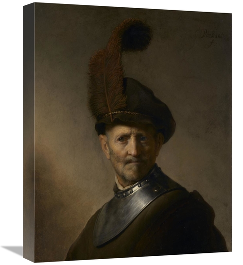 Global Gallery GCS-454991-1620-142 16 x 20 in. An Old Man in Military 