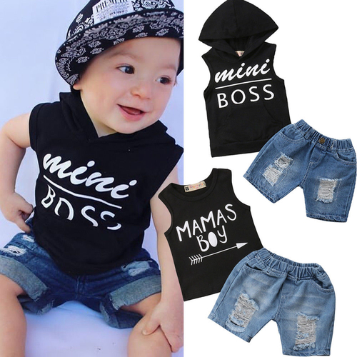 New Toddler Infant Kids Baby Boys Vest Tops T