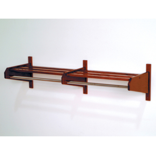 Wooden Mallet 72DCRMH 72 in. Oak Coat and Hat Rack in Mahogany