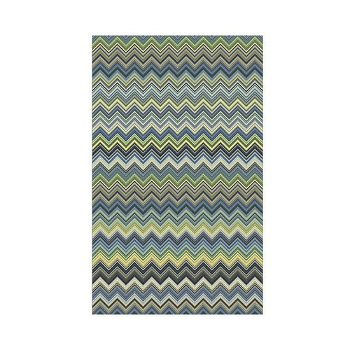 Botticelli Lime Zig Zag Rug