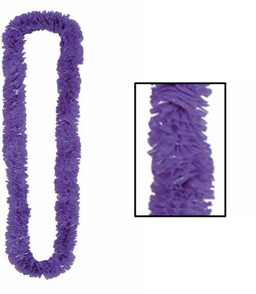 Soft-Twist Poly Leis - Purple #LP553