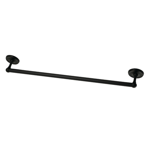 Kingston Brass BA311MB 24 in. Classic Towel Bar, Matte Black