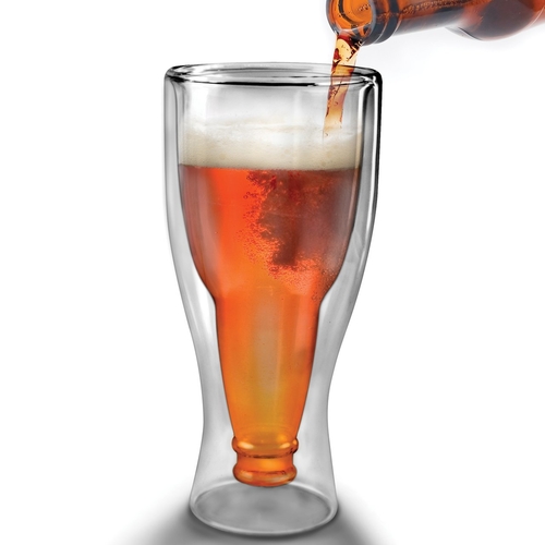 Hopside Down Beer Glass