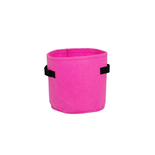 Felt Flower Pot for Indoor and Outdoor, Color: Pink, 11L