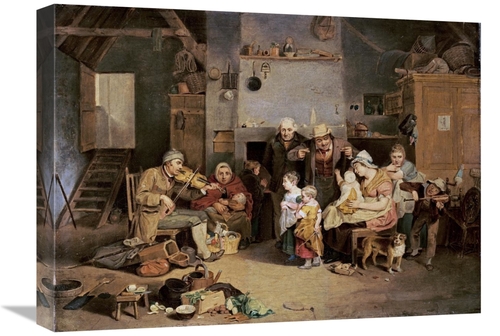 Global Gallery GCS-268200-22-142 22 in. The Blind Fiddler, After W