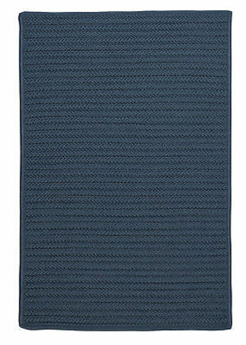 Colonial Mills Rug H041R024X096S Simply Home Solid - Lake Blue 2 ft. x
