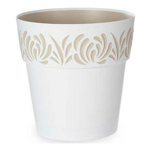 Self-watering flowerpot Stefanplast Gaia White Beige Plastic 29 x 29 x