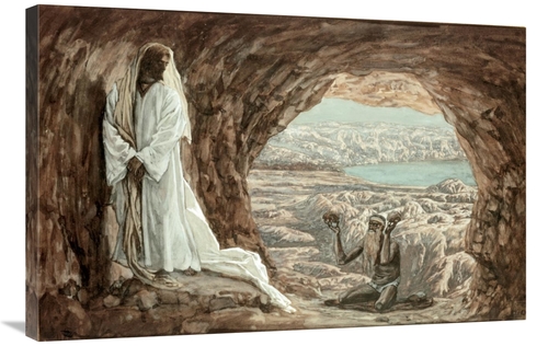 Global Gallery GCS-280371-36-142 36 in. Jesus Tempted in the Wildernes
