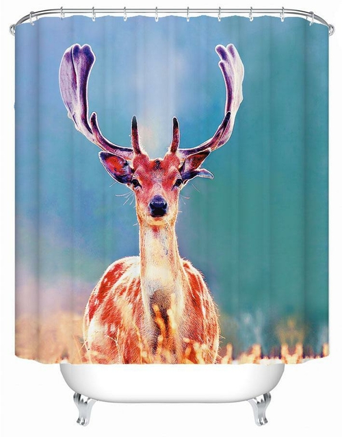 Sunshine Deer Shower Curtain