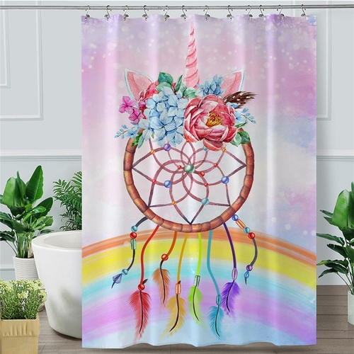 Unicorn Dream Catcher Shower Curtain