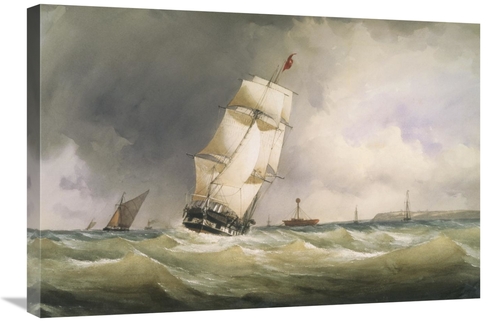 Global Gallery GCS-282195-30-142 30 in. Off the Nore Before 1844 Art P