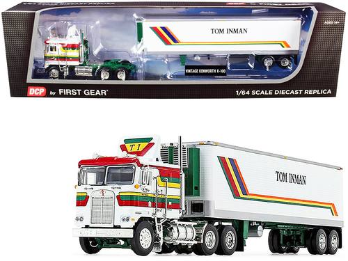 Kenworth K100 COE Flattop with 40\' Vintage Reefer Refrigerated