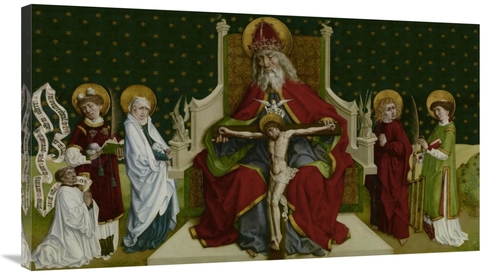 Global Gallery GCS-456193-40-142 40 in. The Trinity with the Virgin&#4