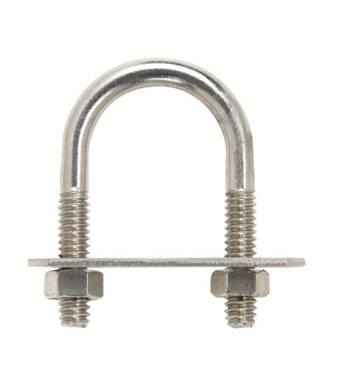 Hampton 02-3450-202 U-Bolt Stainless Steel Zince  0.25 x 1 x 1.75 in. 