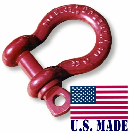 5/8 inch UTV Crosby-McKissick D-Shackle - North American Made (SINGLE)