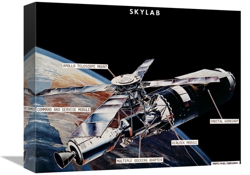 Global Gallery GCS-393585-1216-142 12 x 16 in. Skylab Components - Con