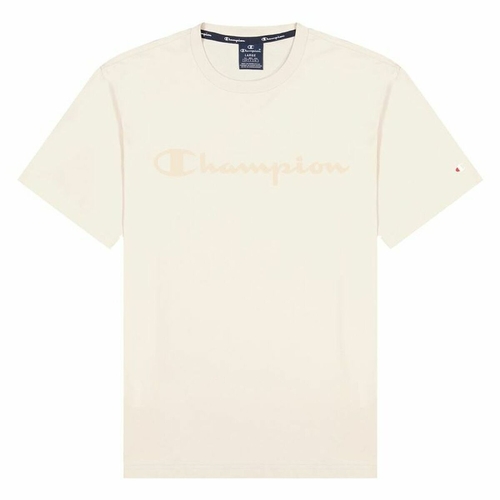 Short Sleeve T-Shirt Champion Crewneck T-Shirt M Beige