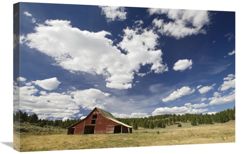 Global Gallery GCS-452596-2030-142 20 x 30 in. Old Red Barn in Pastora